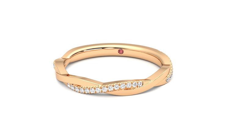 Taylor & Hart Chamomile Wedding Ring 360 degree image 27