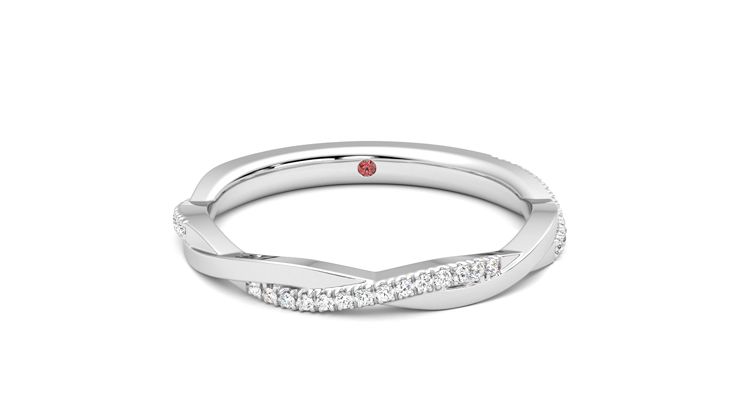 Taylor & Hart Chamomile Wedding Ring 360 degree image 1