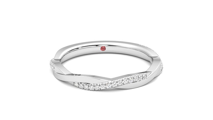 Taylor & Hart Chamomile Wedding Ring 360 degree image 2