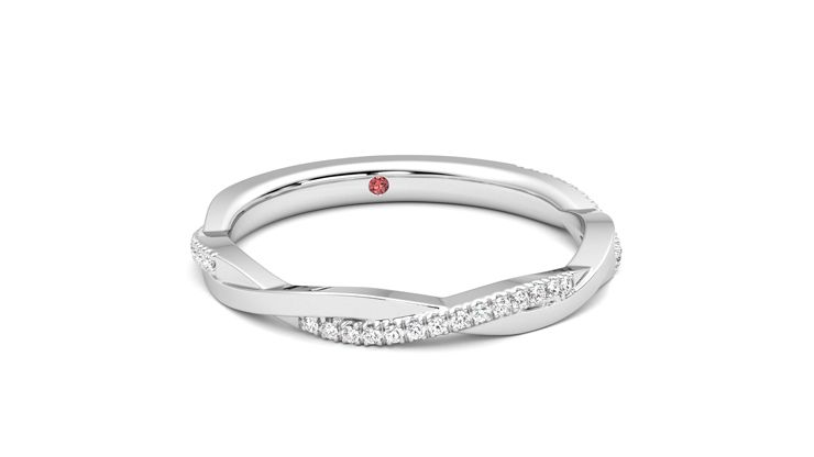 Taylor & Hart Chamomile Wedding Ring 360 degree image 3