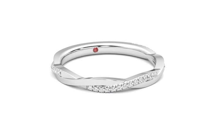 Taylor & Hart Chamomile Wedding Ring 360 degree image 4