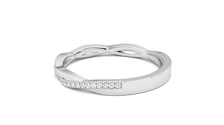 Taylor & Hart Chamomile Wedding Ring 360 degree image 18