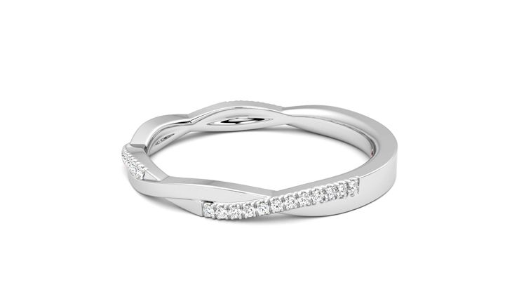 Taylor & Hart Chamomile Wedding Ring 360 degree image 20