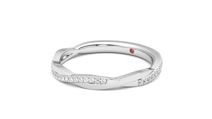 Taylor & Hart Chamomile Wedding Ring 360 degree image 24