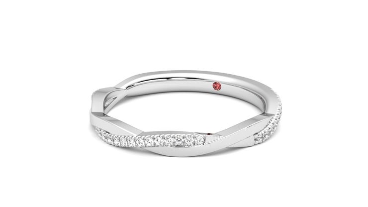Taylor & Hart Chamomile Wedding Ring 360 degree image 25