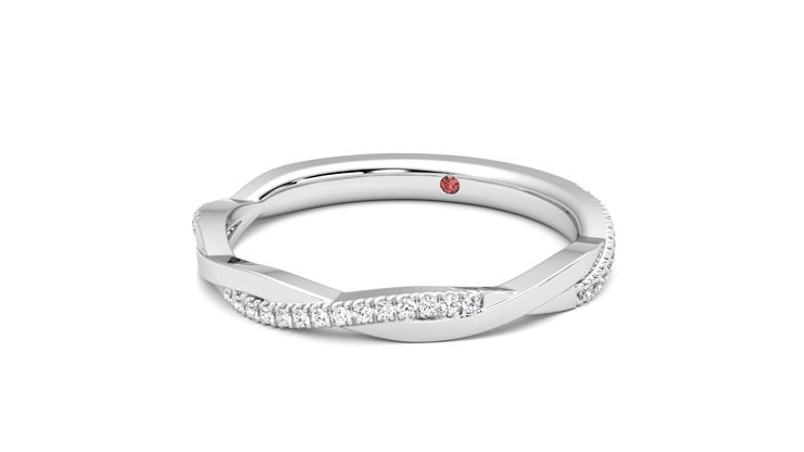 Taylor & Hart Chamomile Wedding Ring 360 degree image 26