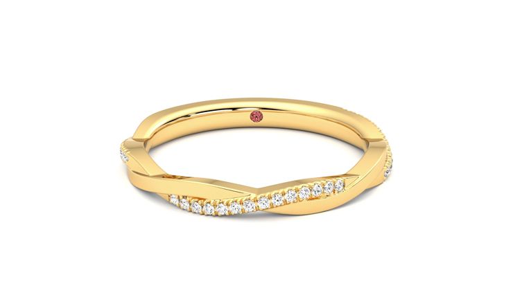 Taylor & Hart Chamomile Wedding Ring 360 degree image 0