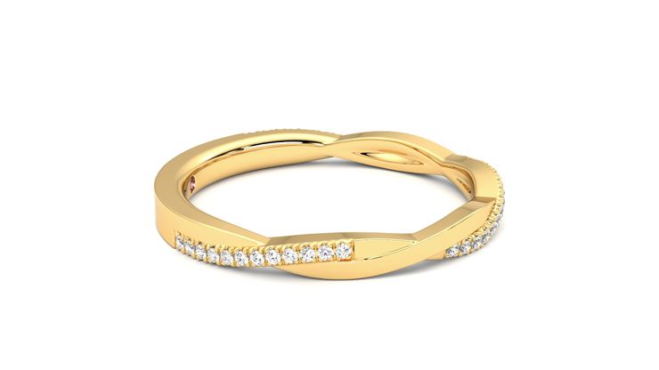 Taylor & Hart Chamomile Wedding Ring 360 degree image 9