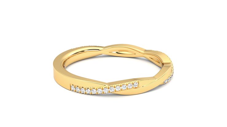 Taylor & Hart Chamomile Wedding Ring 360 degree image 10