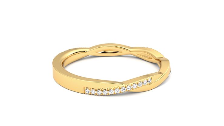 Taylor & Hart Chamomile Wedding Ring 360 degree image 11