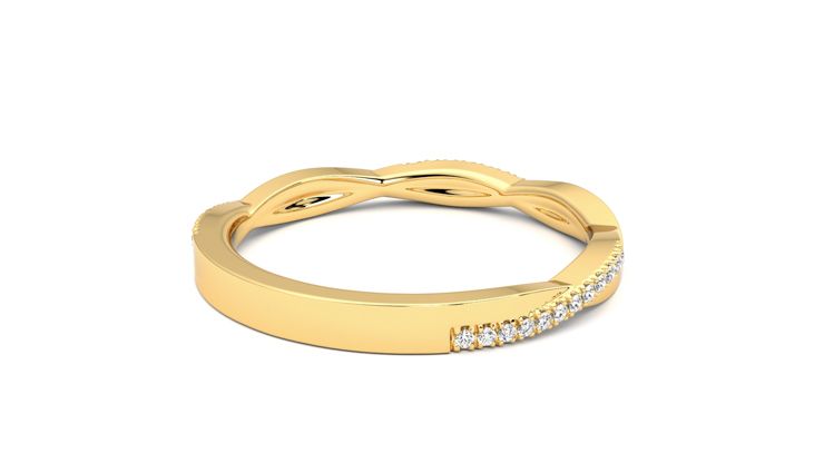 Taylor & Hart Chamomile Wedding Ring 360 degree image 13