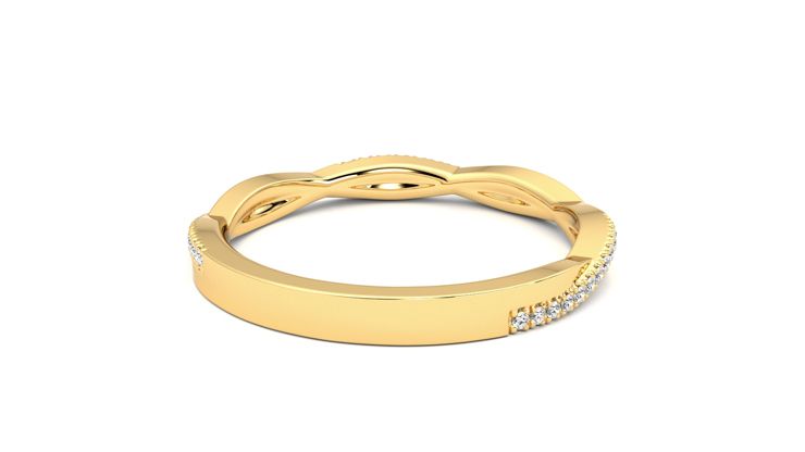 Taylor & Hart Chamomile Wedding Ring 360 degree image 14