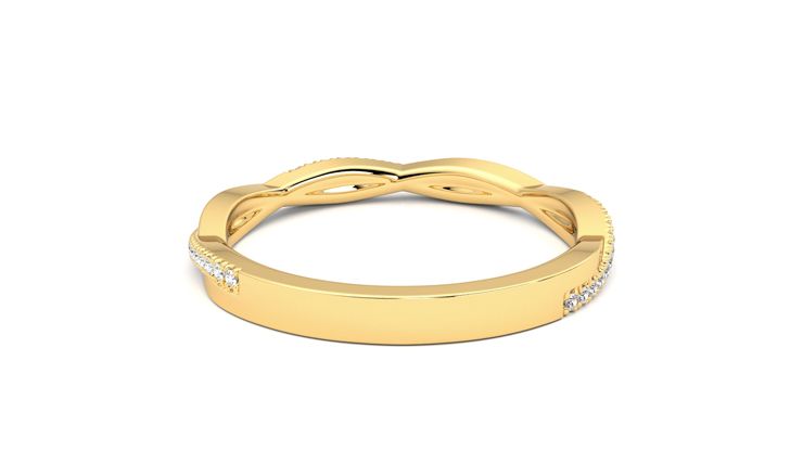 Taylor & Hart Chamomile Wedding Ring 360 degree image 15
