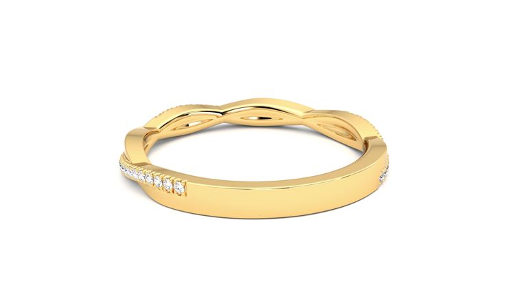 Taylor & Hart Chamomile Wedding Ring 360 degree image 16