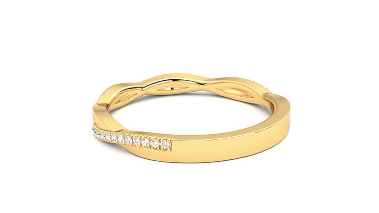 Taylor & Hart Chamomile Wedding Ring 360 degree image 17