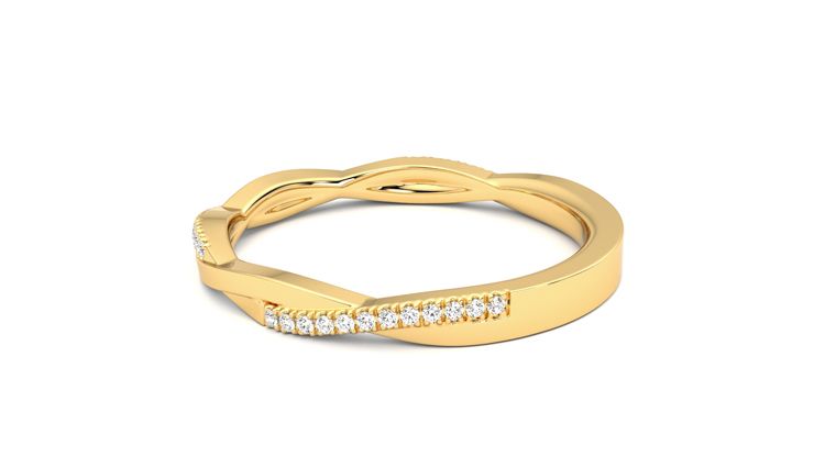 Taylor & Hart Chamomile Wedding Ring 360 degree image 19