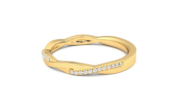 Taylor & Hart Chamomile Wedding Ring 360 degree image 20