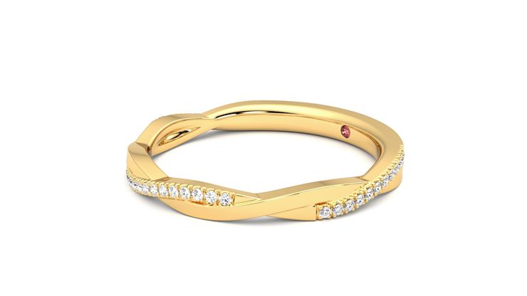 Taylor & Hart Chamomile Wedding Ring 360 degree image 23