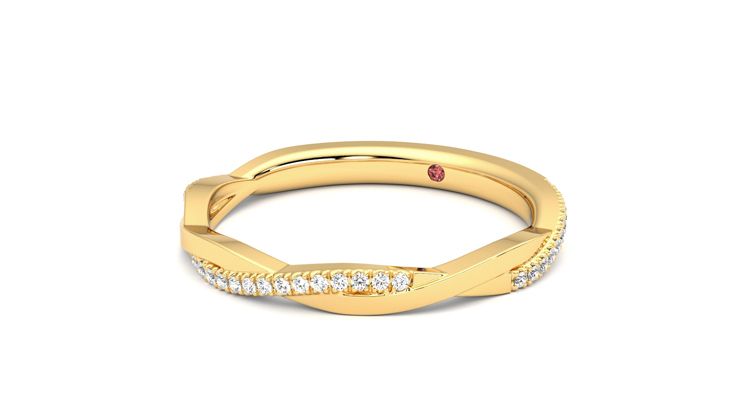 Taylor & Hart Chamomile Wedding Ring 360 degree image 25