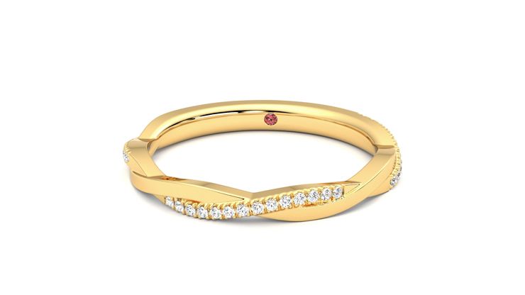 Taylor & Hart Chamomile Wedding Ring 360 degree image 28