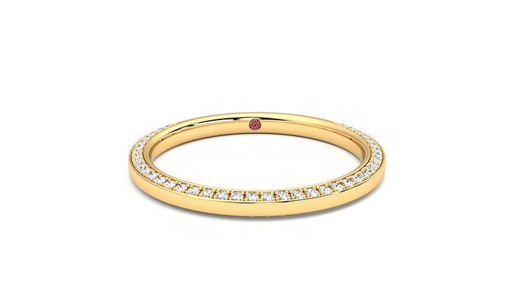 Taylor & Hart Clover Wedding Ring 360 degree image 0