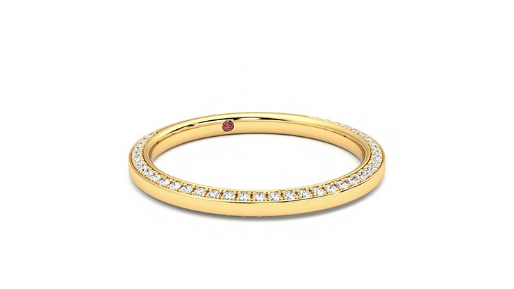 Taylor & Hart Clover Wedding Ring 360 degree image 3
