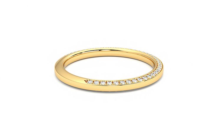 Taylor & Hart Clover Wedding Ring 360 degree image 10
