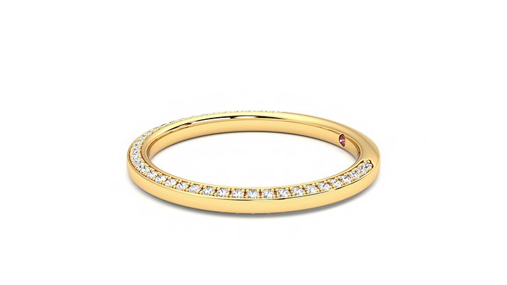 Taylor & Hart Clover Wedding Ring 360 degree image 21