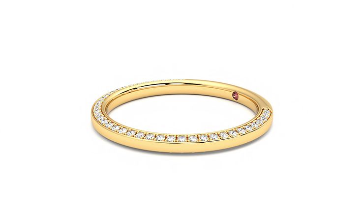 Taylor & Hart Clover Wedding Ring 360 degree image 22