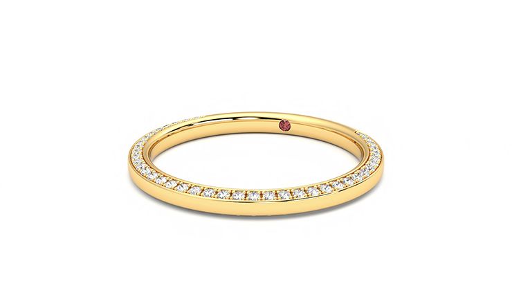 Taylor & Hart Clover Wedding Ring 360 degree image 25