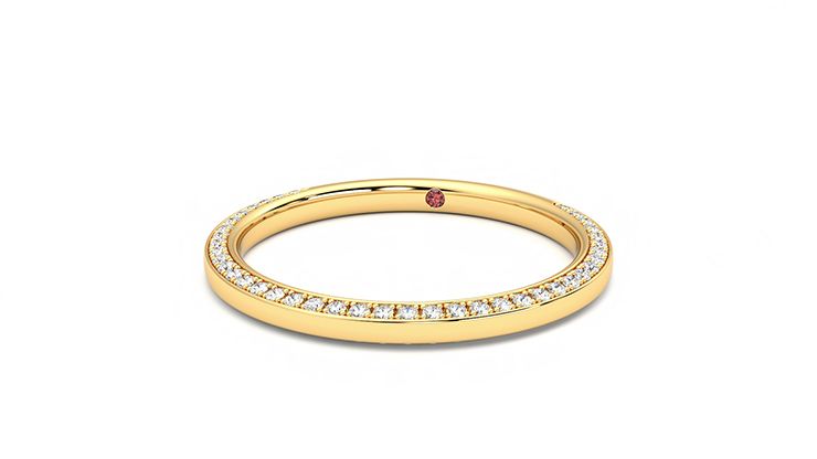 Taylor & Hart Clover Wedding Ring 360 degree image 26