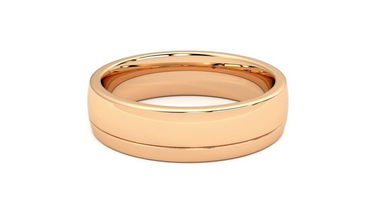 Taylor & Hart Crestone Wedding Ring 360 degree image 12