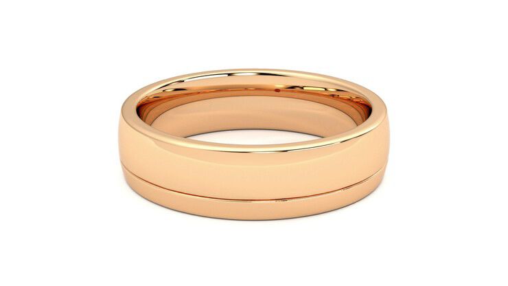 Taylor & Hart Crestone Wedding Ring 360 degree image 13