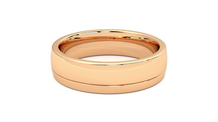 Taylor & Hart Crestone Wedding Ring 360 degree image 14