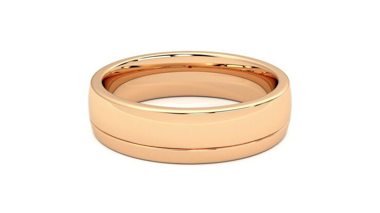 Taylor & Hart Crestone Wedding Ring 360 degree image 15