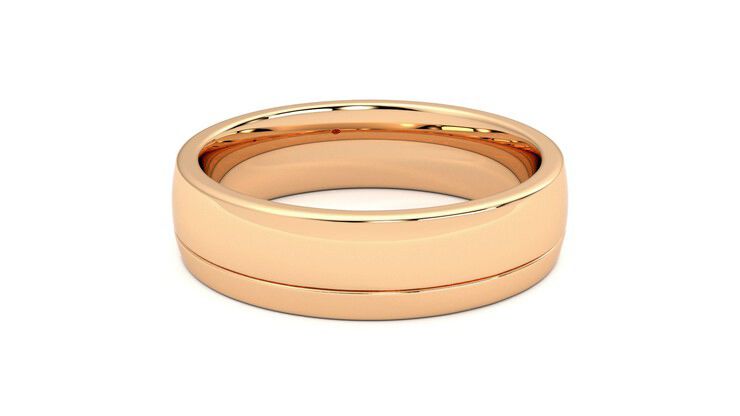 Taylor & Hart Crestone Wedding Ring 360 degree image 17
