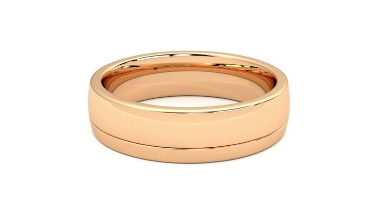 Taylor & Hart Crestone Wedding Ring 360 degree image 19