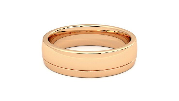 Taylor & Hart Crestone Wedding Ring 360 degree image 20