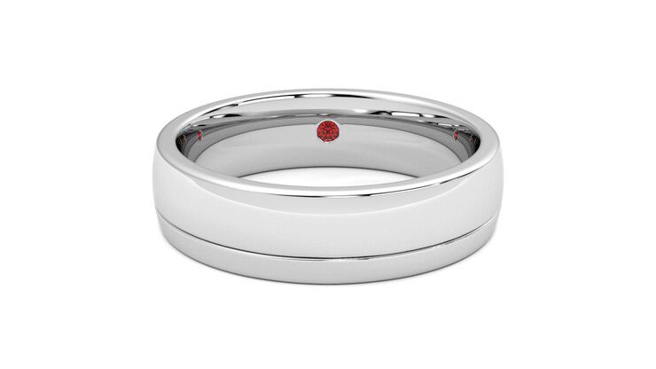 Taylor & Hart Crestone Wedding Ring 360 degree image 0
