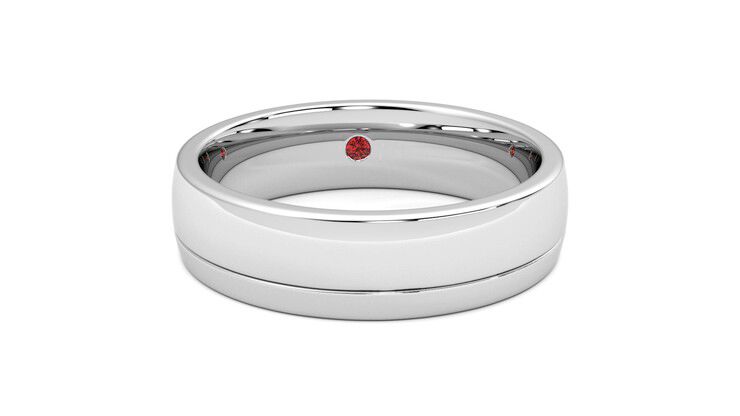 Taylor & Hart Crestone Wedding Ring 360 degree image 2