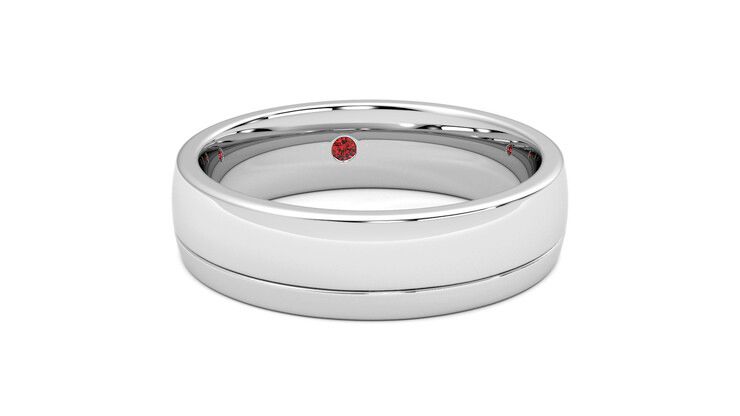 Taylor & Hart Crestone Wedding Ring 360 degree image 3