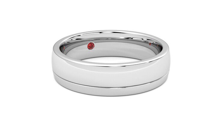 Taylor & Hart Crestone Wedding Ring 360 degree image 5