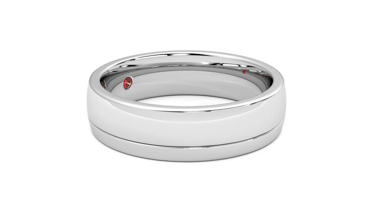 Taylor & Hart Crestone Wedding Ring 360 degree image 7