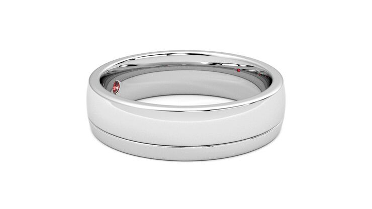 Taylor & Hart Crestone Wedding Ring 360 degree image 8