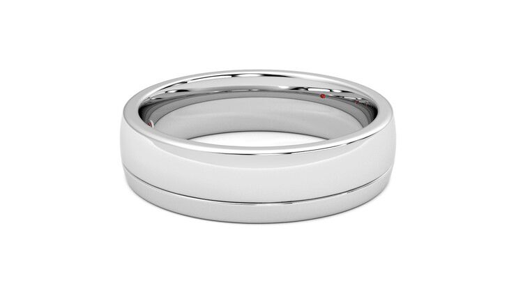 Taylor & Hart Crestone Wedding Ring 360 degree image 9