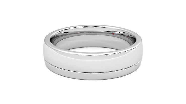 Taylor & Hart Crestone Wedding Ring 360 degree image 10