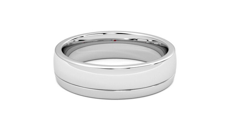 Taylor & Hart Crestone Wedding Ring 360 degree image 15