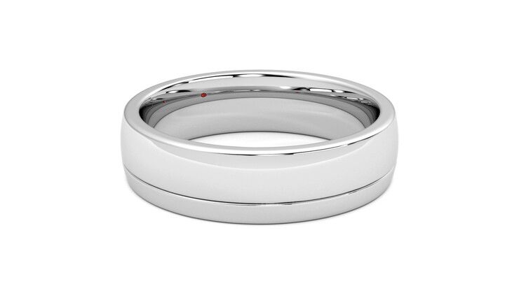 Taylor & Hart Crestone Wedding Ring 360 degree image 20