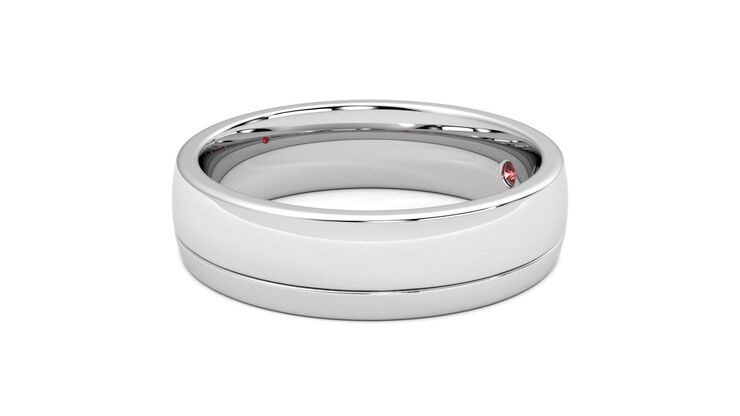 Taylor & Hart Crestone Wedding Ring 360 degree image 22