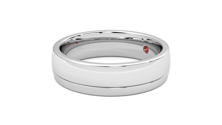 Taylor & Hart Crestone Wedding Ring 360 degree image 23